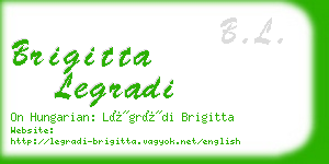 brigitta legradi business card